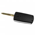 Folding Flip Key Fob Shell Remote Case With 2 Buttons For Mitsubishi Lancer 2002 2003 2004 Includes Uncut Blade