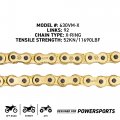 Niche Gold 630 X-ring Chain 92 Links With Connecting Master Link
