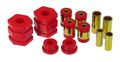 Prothane 8-218 Red Front Upper And Lower Control Arm Bushing Kit 
