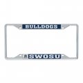 Southwestern Oklahoma State University Swosu Bulldogs Metal License Plate Frame For Front Or Back Of Car Officially Licensed 