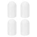 4 Pcs Flashlight Diffuser Caps 28 6mm Id X 55mm Height Flexible Silicone End Screw Thread Protector Covers For 29-32mm Torch 