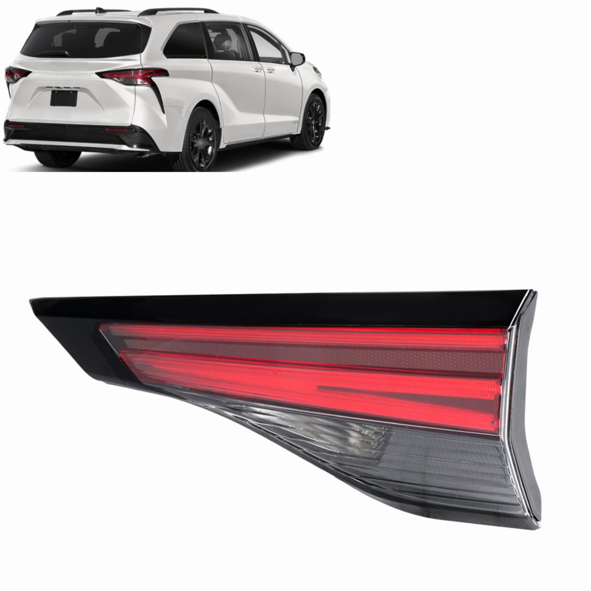 Inner Taillight Passenger Side For Sienna Xse Platinum Limited 2021 2022 2023 Replacement To2803162 Led Rear Right Light