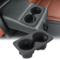 Cup Holder Insert For Ford Maverick 2022 2023 2024 2025 Custom Silicone Rear Seat Armrest Console Black 1 Piece 