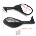 Httmt- Black Led Turn Signal Light Mirrors Compatible With Ducat 1299 Panigale S 15-18 959 15-20