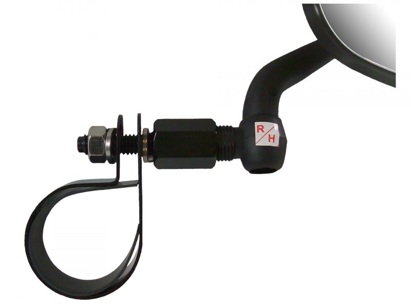 Cipa 01138 Utv Side View Mirror Black Fits Rollcage Diameters From 1-3 4 To 2 Passenger