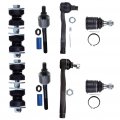 Ocpty New 8-piece Fit 88-91 For Honda Civic Crx Front Sway Bar End Link Outer Tie Rod Lh Rh Inner Lower Ball Joint Suspension