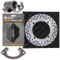 Niche Rear Left Brake Rotor Caliper Pad Kit For Polaris Sportsman 550 850 Xp 1000