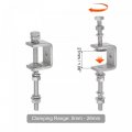 Uxcell Stainless Steel C-clamp 30mm Wide Jaw Opening With Screw Rod For Woodworking Welding Building Household Mount 2 Pcs
