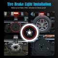 Spare Tire Brake Light Wheel 3rd Third For Wrangler 1990-2021 Jk Jl Yj Tj Red