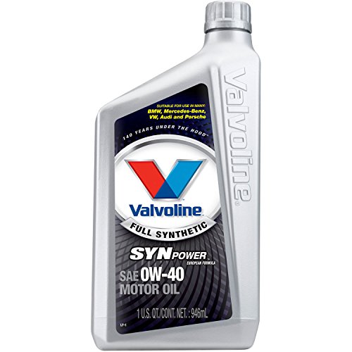 Valvoline Synpower Full Synthetic Motor Oil Sae 0w-40 1qt 852518
