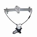 Fits 03-07 Hd Accord Coupe Power Window Regulator With Motor Front Left Driver W 6 Pin Connector Plug 