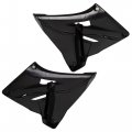 Restyled Plastics Kit Front Rear Fenders Compatible With Suzuki Rm250 Rm125 Black
