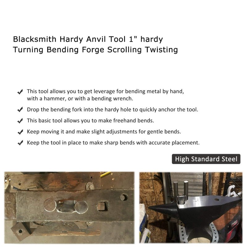Blacksmith Hardy Anvil Tool 1 Turning Bending Forge Scrolling Twisting