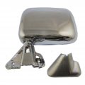 Toyota Pick Up 1987 1988 Door Mirror Driver And Passenger Side Pair Manual Non-heated Folding Deluxe Type Chrome Replacement