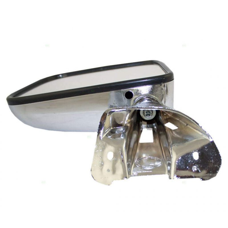 Toyota Pick Up 1987 1988 Door Mirror Driver And Passenger Side Pair Manual Non-heated Folding Deluxe Type Chrome Replacement