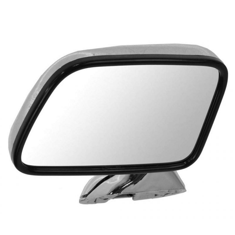 Toyota Pick Up 1987 1988 Door Mirror Driver And Passenger Side Pair Manual Non-heated Folding Deluxe Type Chrome Replacement