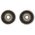 D1502sb 1 25 In Diameter Sealed Ball Bearing Patio Door Rollers Satin Brass Pack Of 2 
