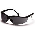 Pyramex Safety Glasses Venture Ii Glass Gray Anti-fog Lens 