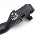 Motorcycle Black Skull Brake Clutch Hand Lever For H-d 96-07 Dyna 11-14 Softail P N Mt241-027s-gbk