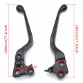 Motorcycle Black Skull Brake Clutch Hand Lever For H-d 96-07 Dyna 11-14 Softail P N Mt241-027s-gbk