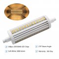 Maotopcom 20w R7s Led Bulb 118mm Dimmable 168 Leds 2000lm J Type 200w Halogen Equivalent 1 Pack Warm White 3000k J118 Double