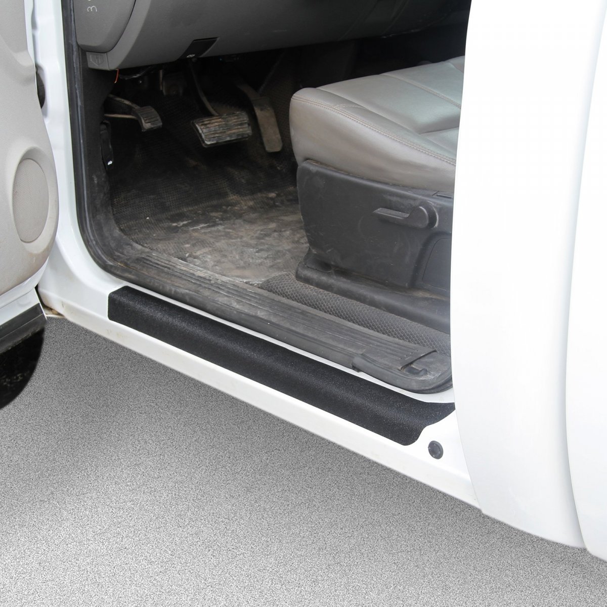 Red Hound Auto Custom Fit 2007-2013 For Chevrolet Gmc Silverado Sierra Regular Cab Door Entry Guards Scratch Protection 2pc Kit