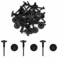 Uxcell 20pcs 6mm Hole Black Plastic Rivets Car Trunk Fastener Retainer Clips For Bmw X5