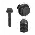 Uxcell Metric M6x35mm Hex Flange Bolts 10pcs 10 9 Grade Carbon Steel Hexagon Head Screws