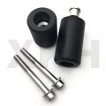 Smt-no Cut Frame Slider Crash Protector Compatible With 2004-2011 Fz6 Fazer Fz6s Black B075vmfh8b