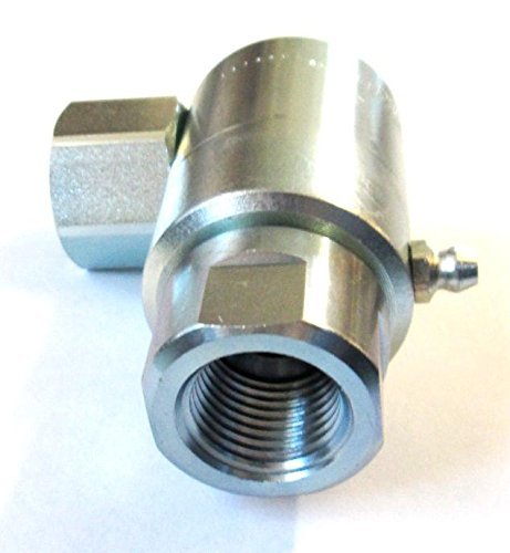 Super Swivel 90 Degrees 1 2 In Female Pipe X 3500 Psi Max Carbon Steel Zinc Plating With Viton Seals Ss 9ss08fp50xps50-z-v