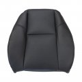 Secosautoparts Black Driver Passenger Top Lean Back Leather Seat Cover Fit For Cadillac Escalade 2007-2014 Chevy Gmc Tahoe