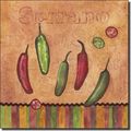 Fiesta Peppers Serrano By Sara Mullen Ceramic Accent Tile 8 X Kitchen Decor Backsplash 
