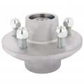 Aintier Wheel Hub Bearing Fit Boat Trailer Galvanized Axle Kit 5-4 Bolt Circle 3500lb 5 Lug Greased Bearings 68149 44649
