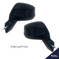 Spieg Side Mirror Set For 2012-2013 Honda Civic Power Adjustment Heated Manual Folding Black 5 Pins Pair Ho1320266 Ho1321266