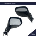 Spieg Side Mirror Set For 2012-2013 Honda Civic Power Adjustment Heated Manual Folding Black 5 Pins Pair Ho1320266 Ho1321266