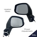 Spieg Side Mirror Set For 2012-2013 Honda Civic Power Adjustment Heated Manual Folding Black 5 Pins Pair Ho1320266 Ho1321266