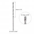 Uxcell Solid Carbide Drill Bits 1 4mm C2 K20 Tungsten Jobber Straight Shank Drilling Tool For Stainless Steel Aluminum Iron