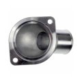 Engine Coolant Thermostat Housing For Gmc Sierra 3500 2500 Hd 2009 To 2025 Metal Natural Finish 0 32 In Flange 25 Degrees Neck 