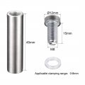 Uxcell 1 2 Dia X 12x50mm Standoff Screws Wall Mount Sign Holders Acrylic Glass Nails 5pcs