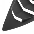 X Autohaux 1 Pair Car Rear Side Window Louvers Cover For Ford Mondeo Fusion 2013-2021 Matte Black