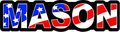 3 Mason Us Flag Hard Hat Helmet Stickers 1 X 2 H141 