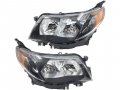 Headlight Assembly Set Of 2 Black Design For 2009-2013 Subaru Forester 