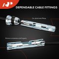 A-premium Intermediate Side Parking Brake Cable Assembly Compatible With Ford Models F-250 Super Duty 2005-2007 F-350 Replace