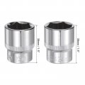 Uxcell 6-point Shallow Socket 1 2 Drive 23mm 24mm Cr-v Metric For Diy Hand-making Repair Automotive