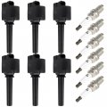 6 Ignition Coils Wilth Iridium Spark Plugs For Suzuki Verona 2 5l004-2005 Chevrolet Epica 2 2004-2006 Uf552 5c1480 Gn10676 