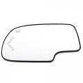 Ocpty Driver Side Mirror Glass Heated Turn Signal Replacement For 2003-06 Chevy Silverado 15002007 1500 Classic Chrome