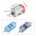 Uxcell Dc 3v 130 Mini Motor Kit 30000rpm Fixed Fastener Diy Parts Plastic Holder Set