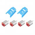 Uxcell Dc 3v 130 Mini Motor Kit 30000rpm Fixed Fastener Diy Parts Plastic Holder Set