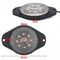 Fsfy 6 Pcs Side Marker Light Round Winding Lamp For Car Bus Truck Trailer Lorry Tractor Camper Motorhome Pickup Boat Van