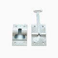 X-haibei 1 Set T-style Entry Door Catch Latch Holder Alloy Rv Camper Trailer Cargo 4inch 